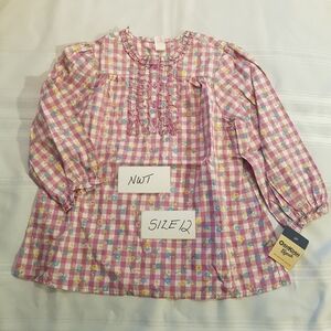 Oshkosh girls size 12 floral blouse nrw